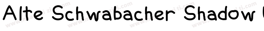 Alte Schwabacher Shadow UR字体转换